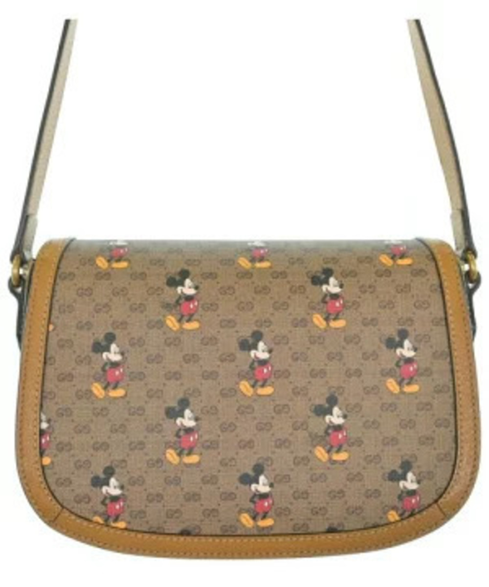 Gucci Bag Mouse monogram GG Mickey Disney Shoulder Flap Brown